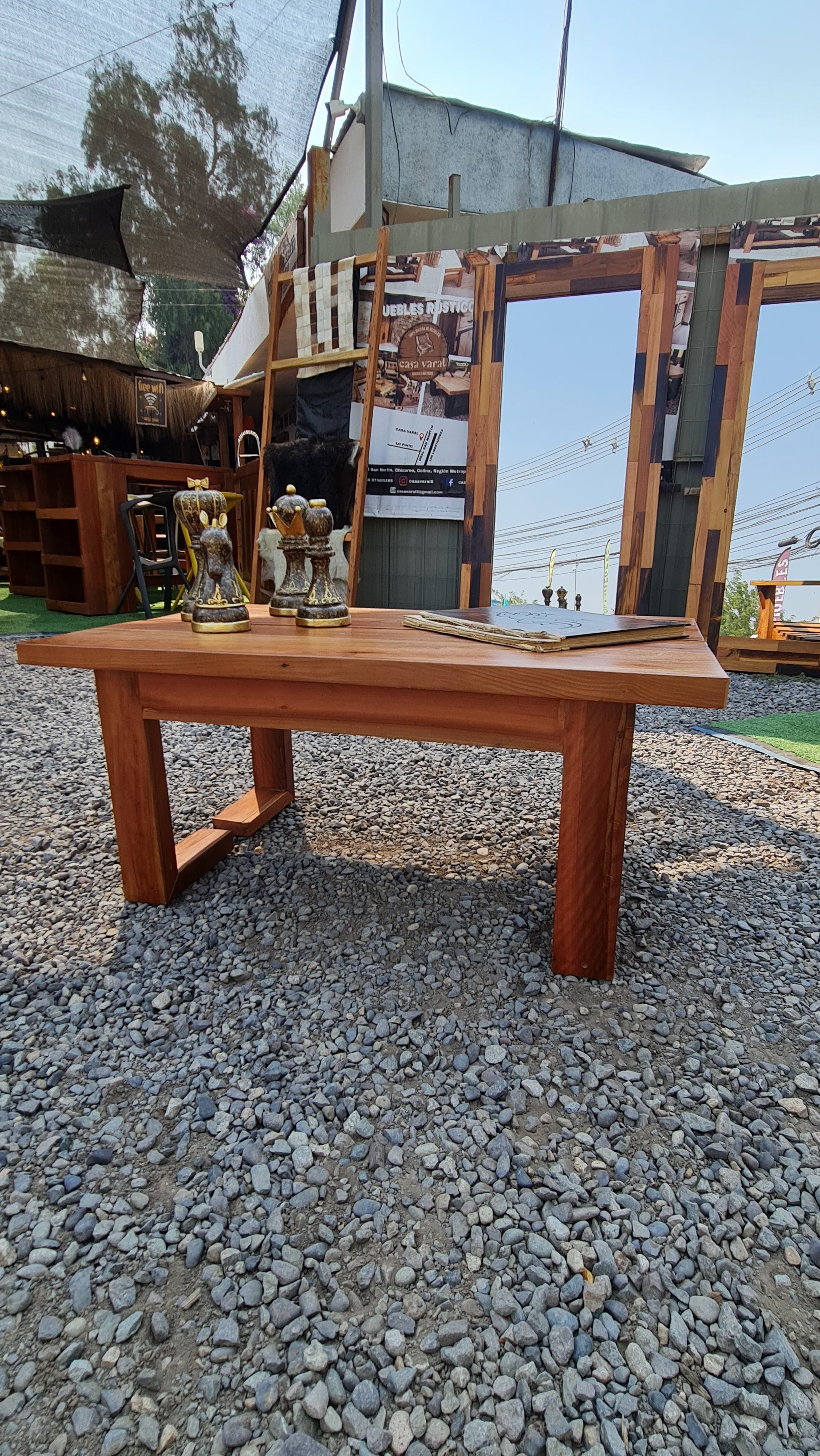 Mesa de Centro Roble Patas L