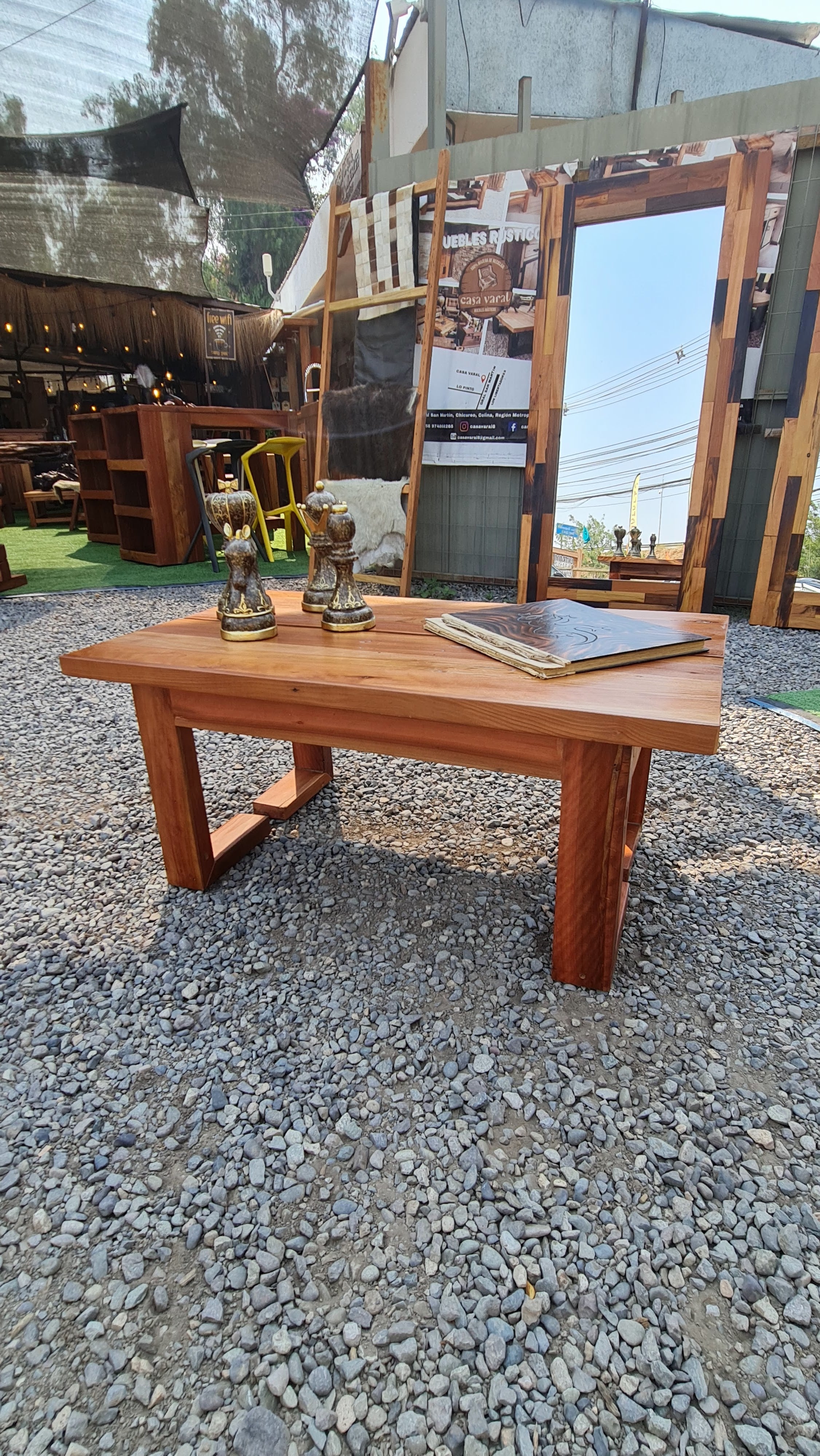 Mesa de Centro Roble Patas L