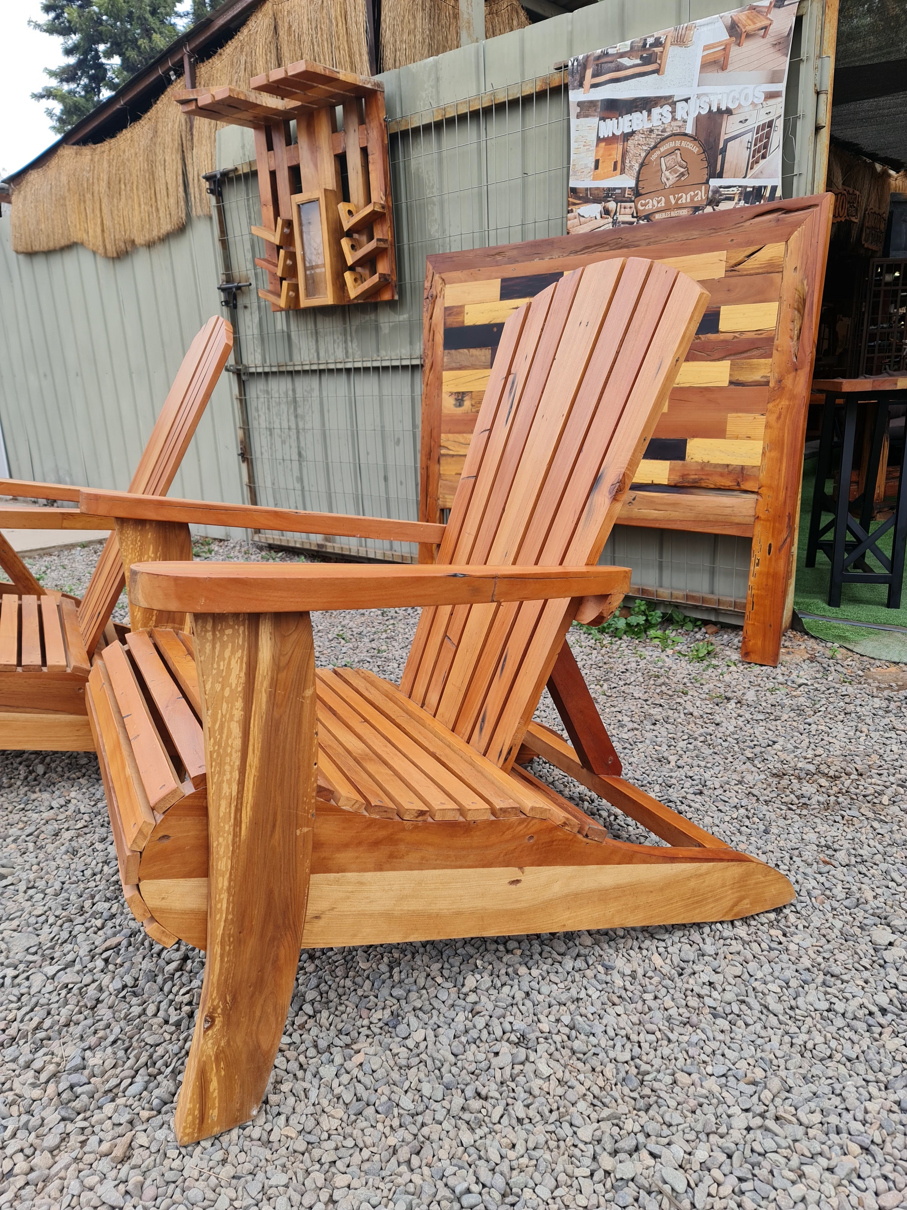Sillon Adirondack de Roble
