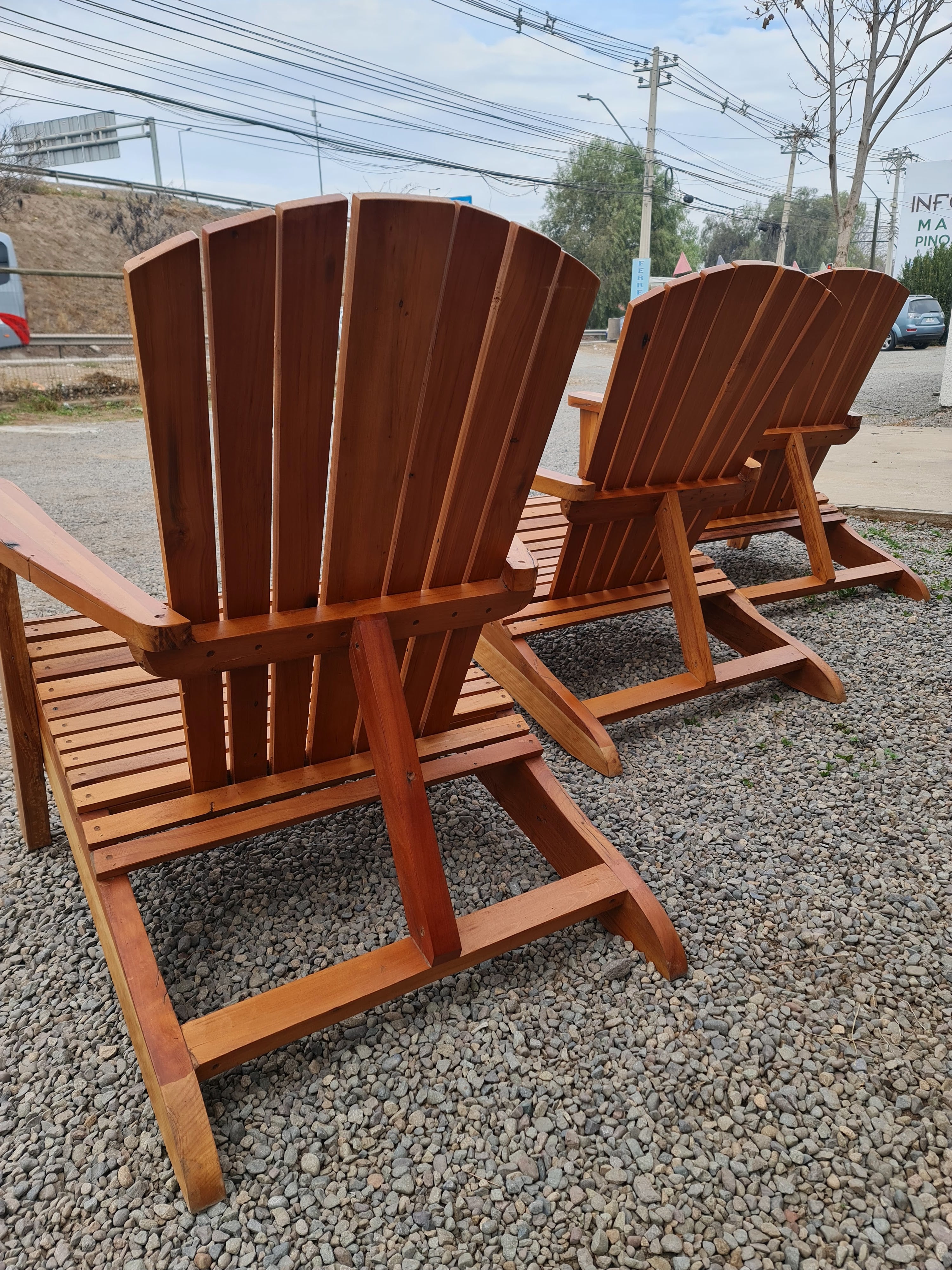 Sillon Adirondack de Roble