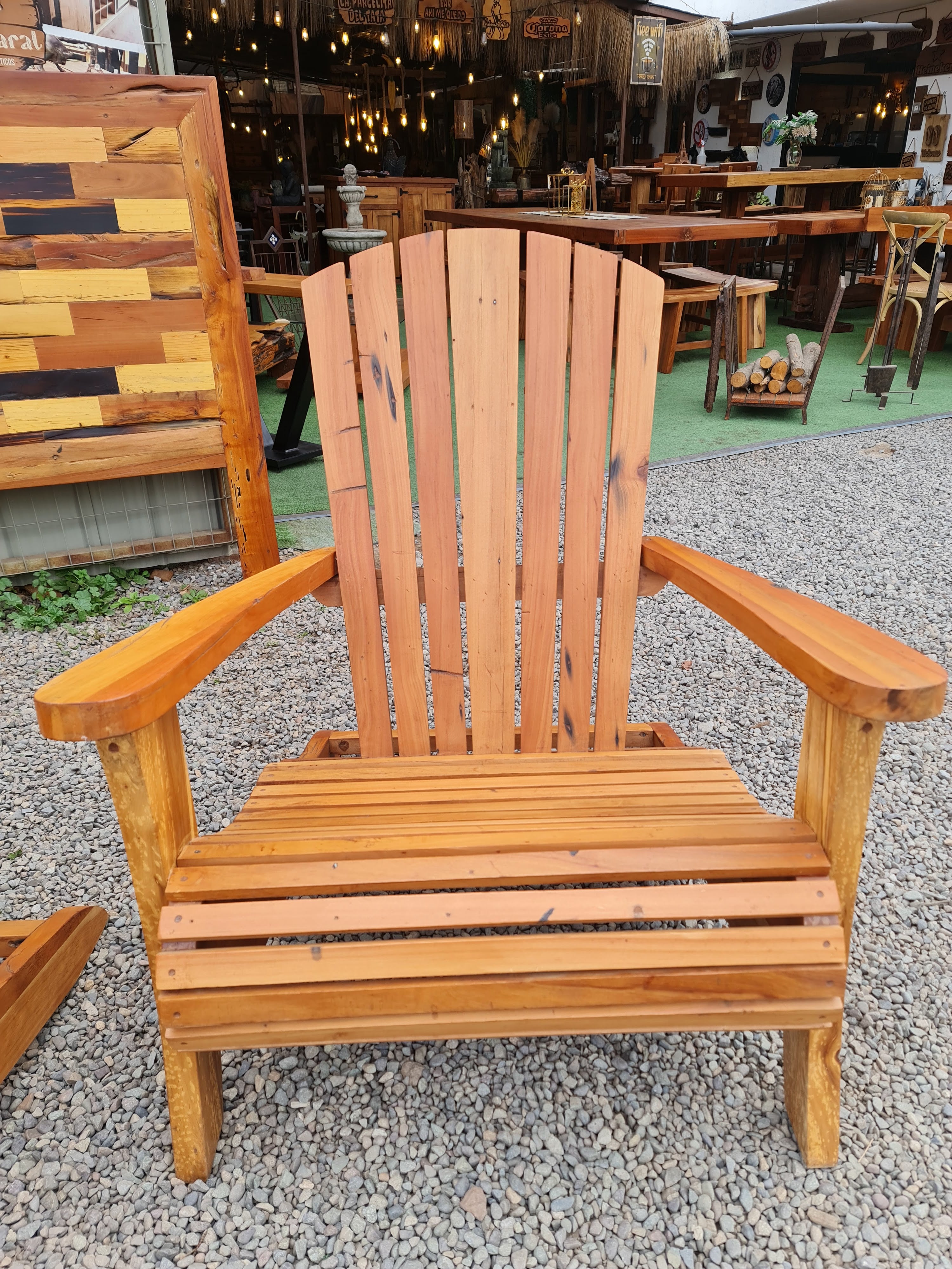 Sillon Adirondack de Roble
