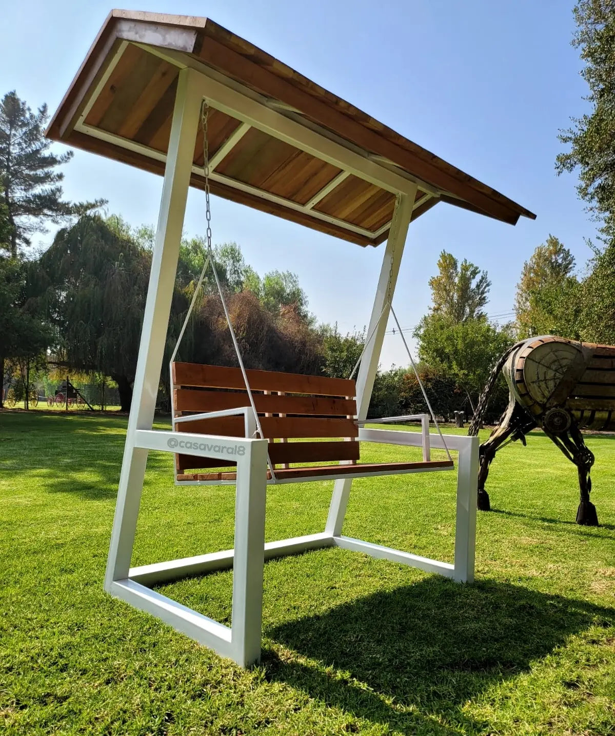 Sillón Colgante de Jardín con Techo