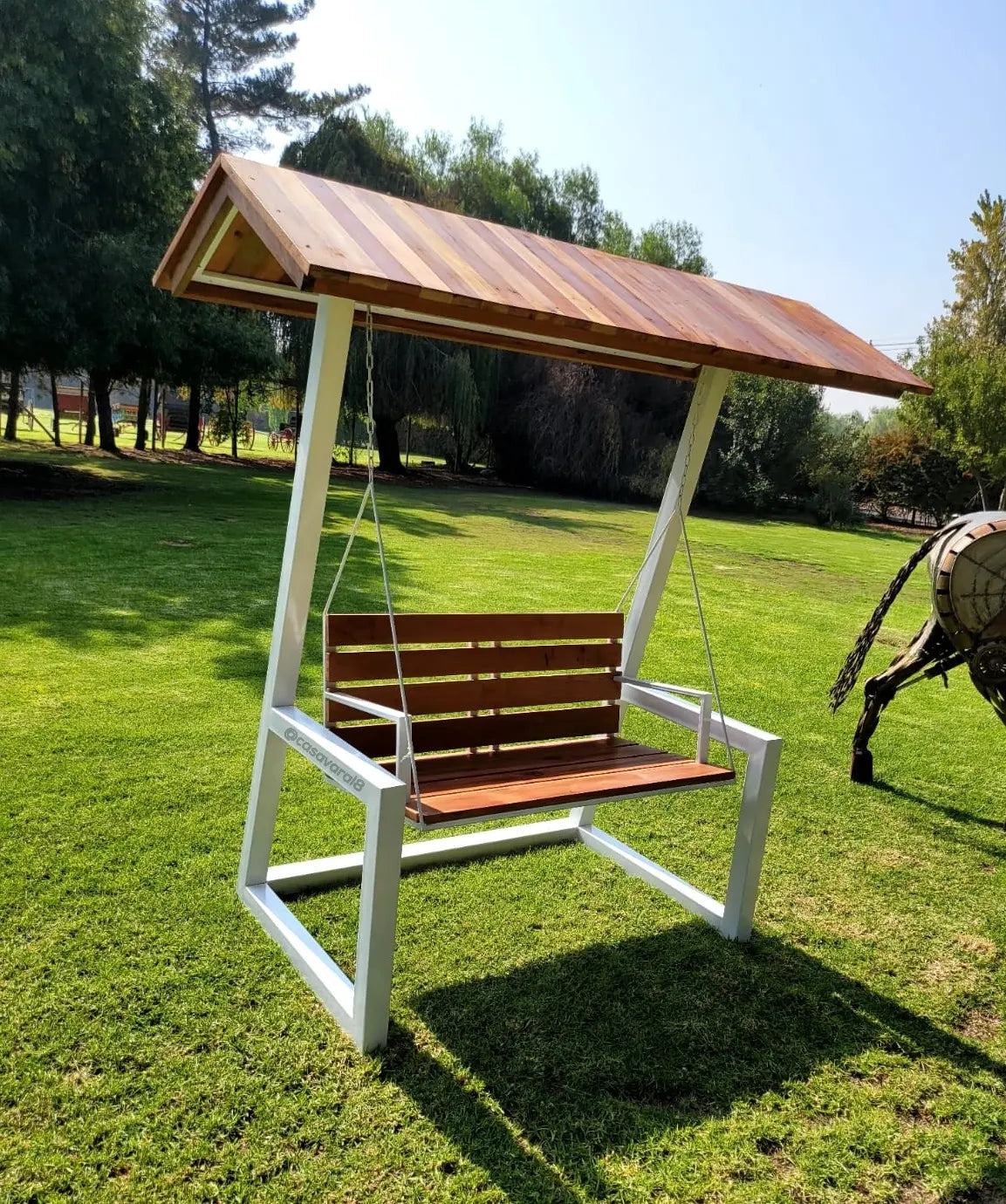 Sillón Colgante de Jardín con Techo